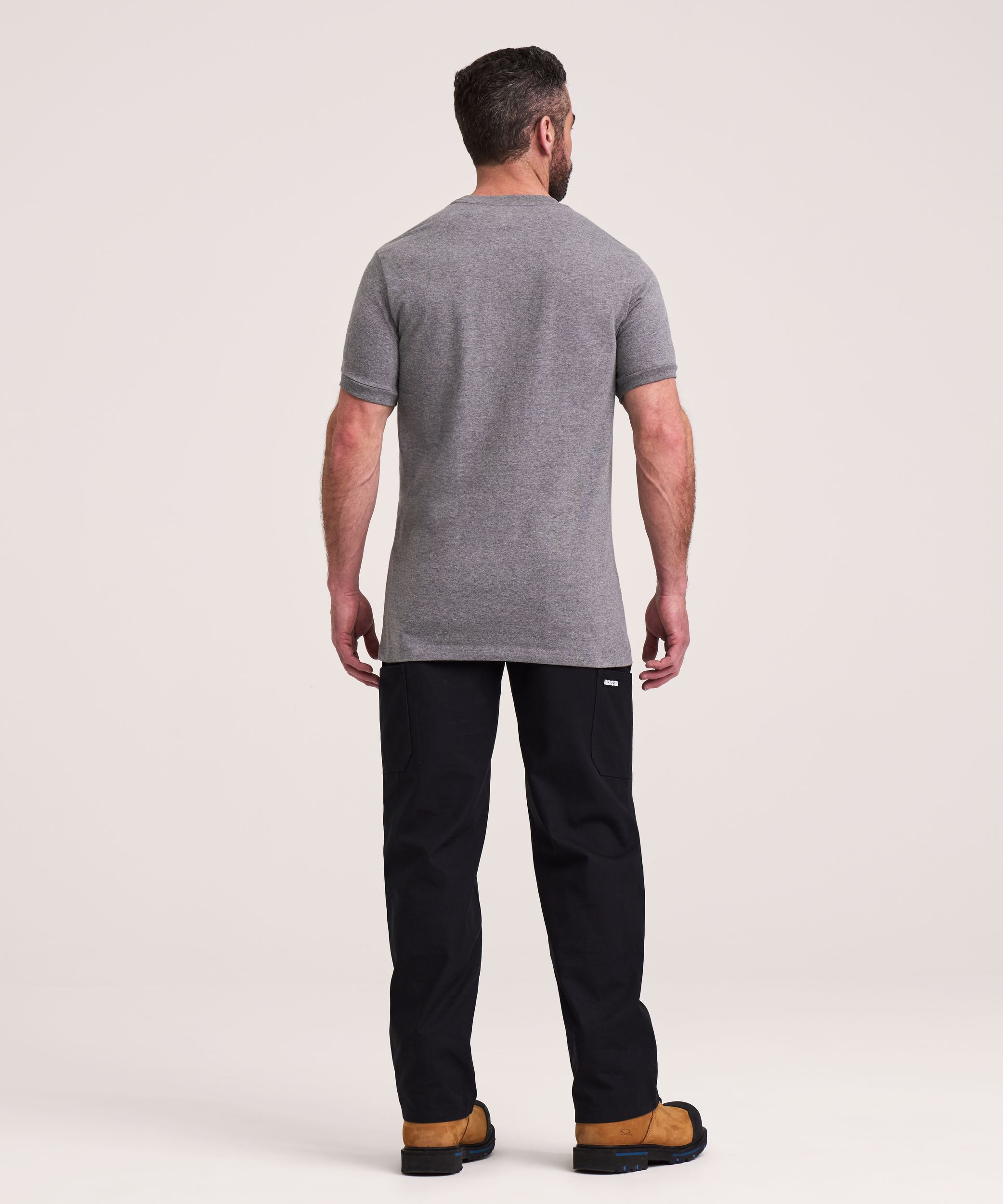 Aggressor Men's Crewneck Short Sleeve Work T-Shirt With FRESHTECH