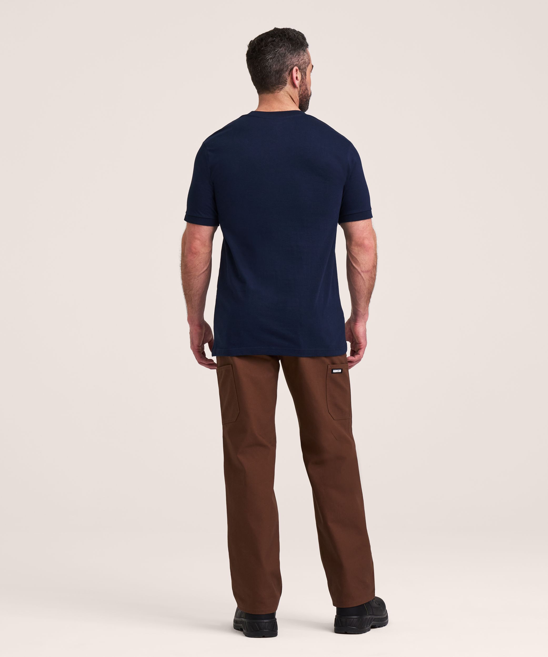 Aggressor Men's Crewneck Short Sleeve Work T-Shirt With FRESHTECH