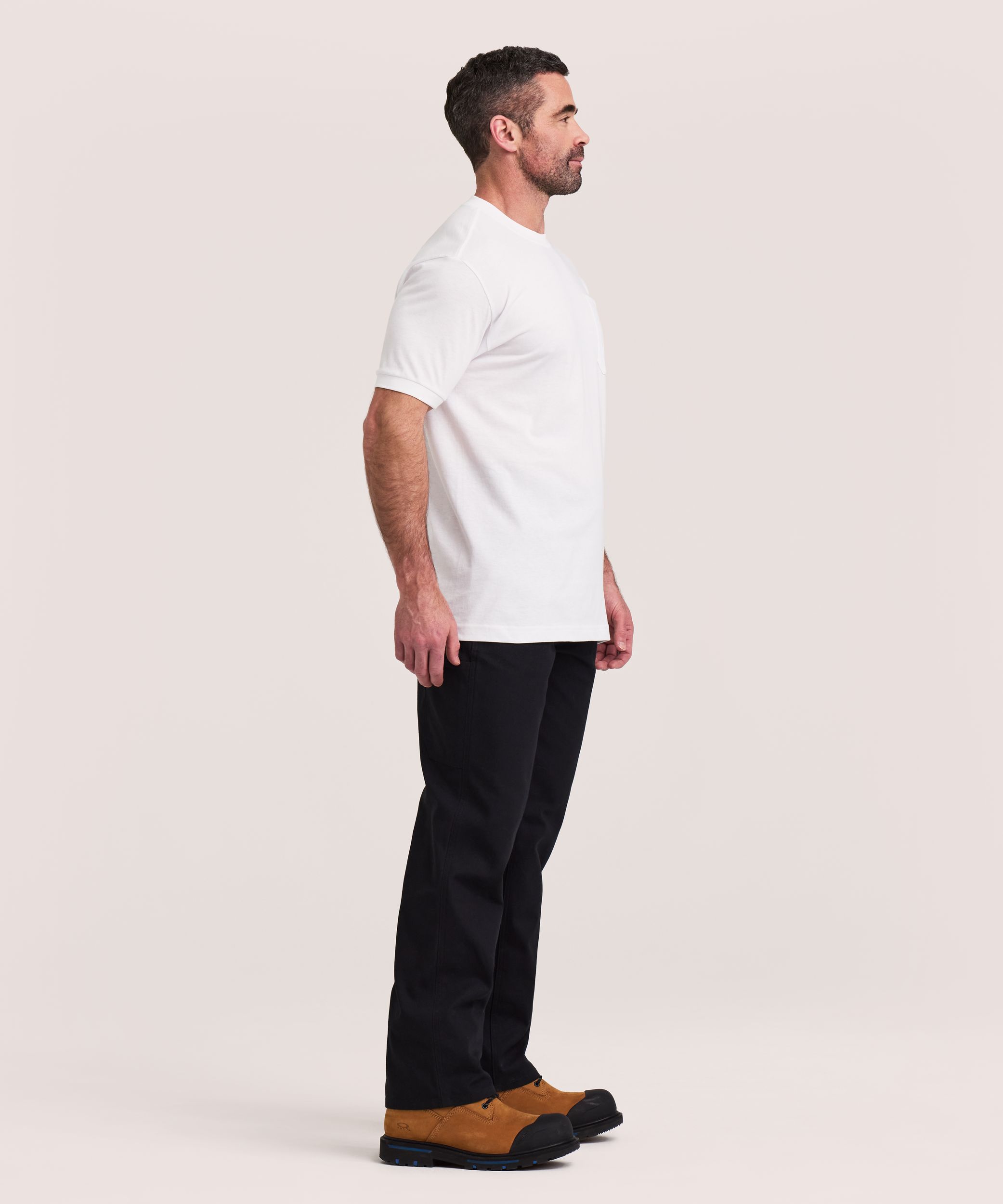 Aggressor Men's Crewneck Short Sleeve Work T-Shirt With FRESHTECH