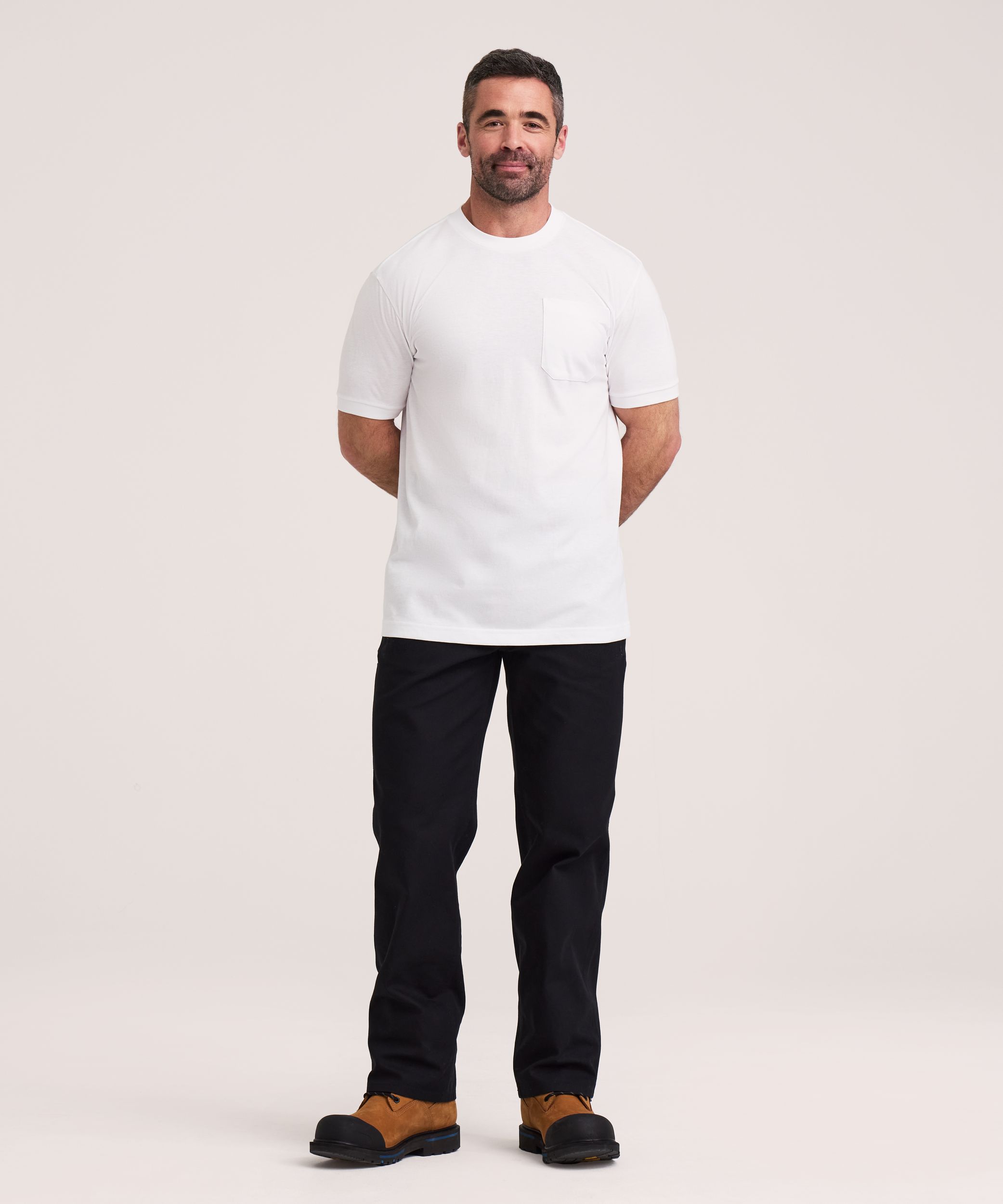 Aggressor Men's Crewneck Short Sleeve Work T-Shirt With FRESHTECH