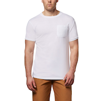 T-shirt de travail Aggressor à encolure ras du cou et à manches courtes, pour hommes Front_Flat