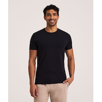 Denver Hayes Men's 2 Pack Crew Neck Undershirt Front_Flat