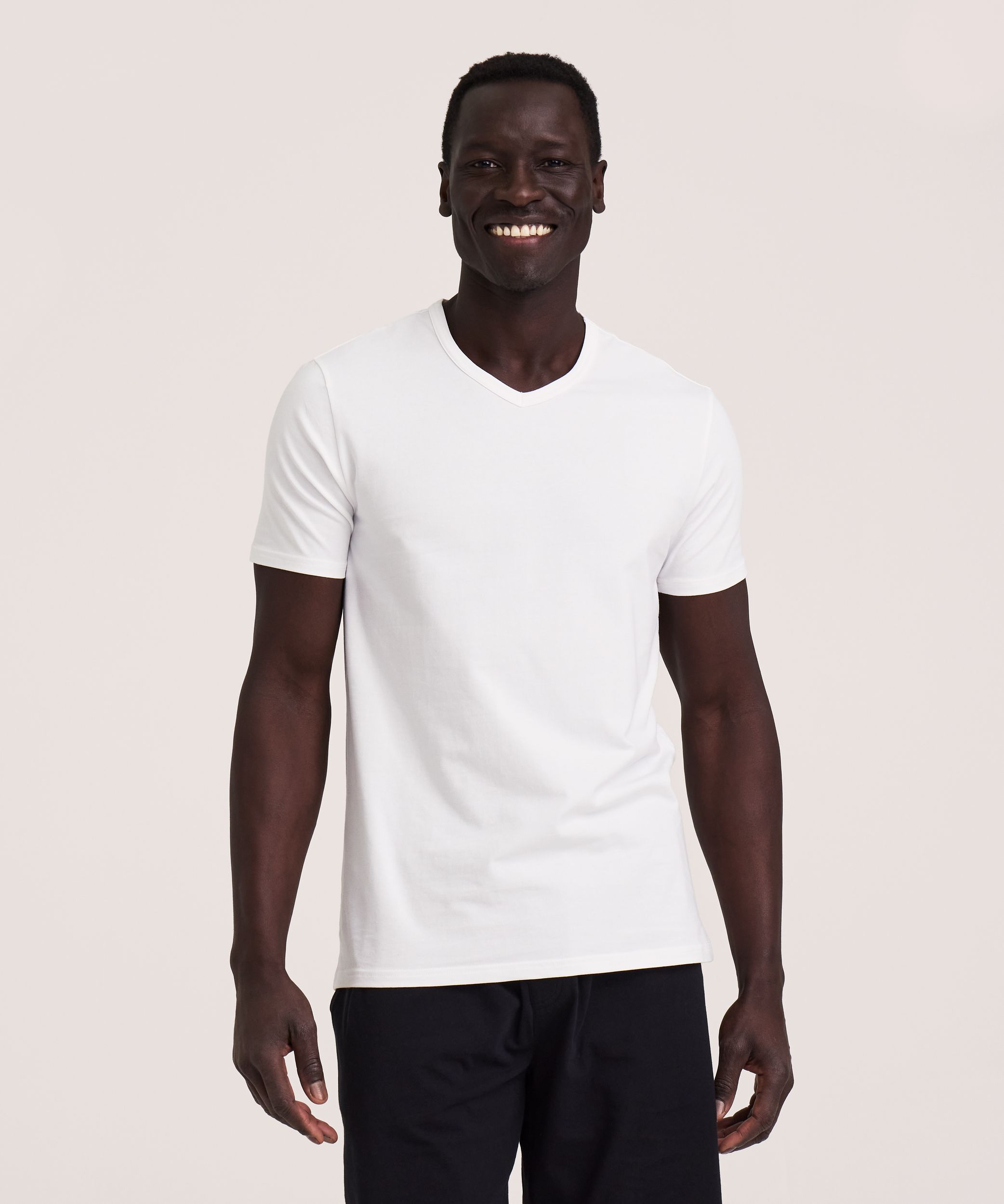 Gilet de corps Denver Hayes à encolure en V, paquet de 2