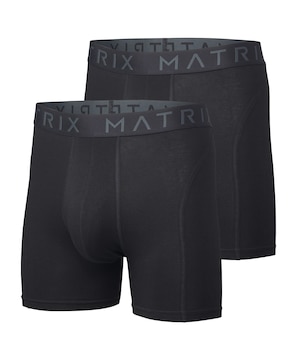 Matrix Men's 2 Pack Cotton Stretch Boxer Briefs Underwear