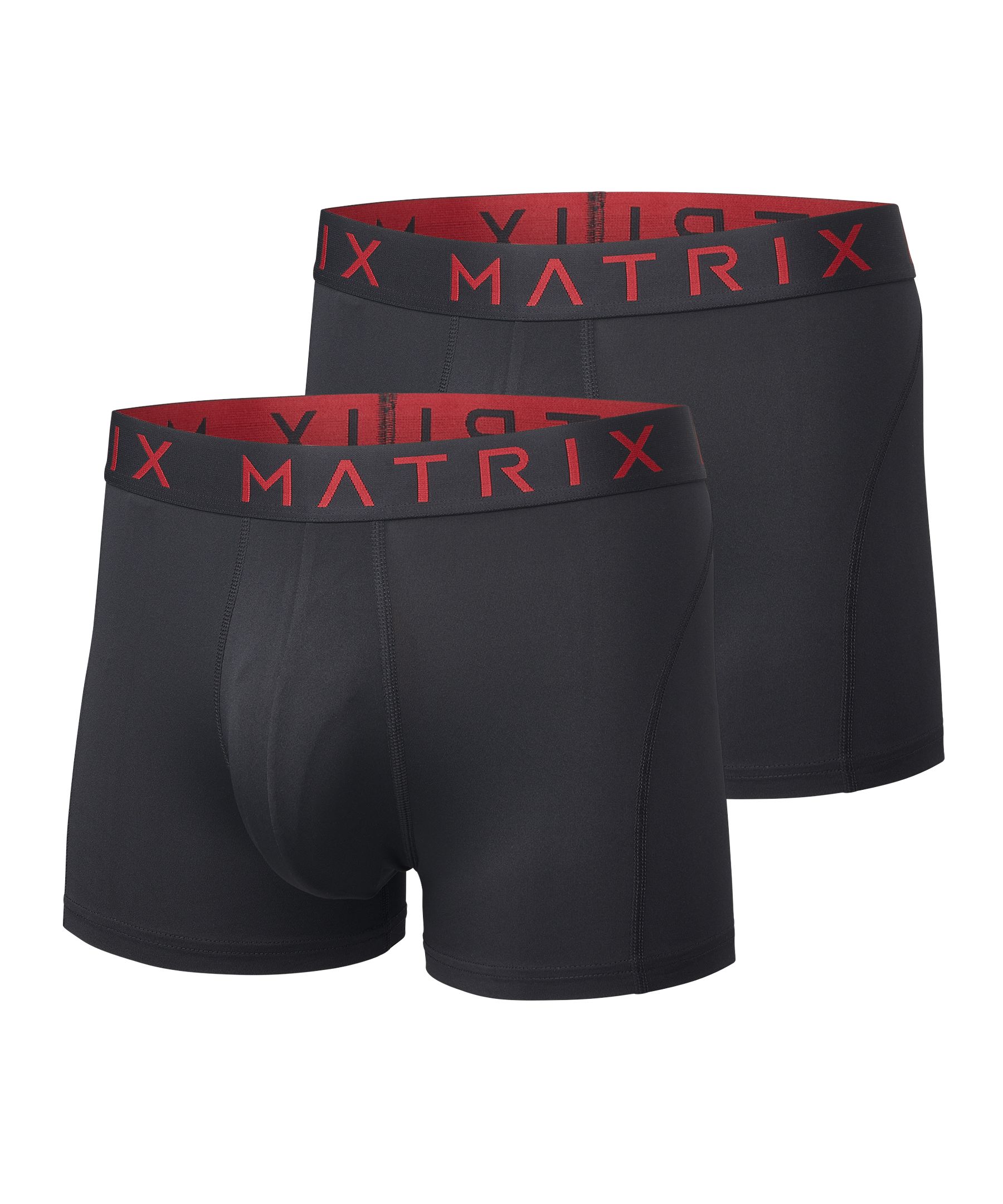 Matrix Men's 2-Pack Microfibre Trunk Briefs