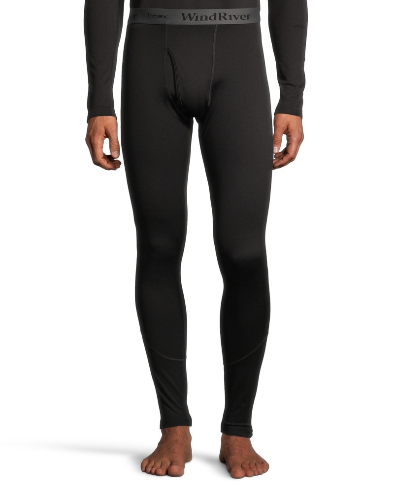 WindRiver Men's Light-weight T-Max Thermal Fleece Pants - Black | Marks