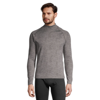 WindRiver Men's T-Max Mock Neck Baselayer Top Front_Flat