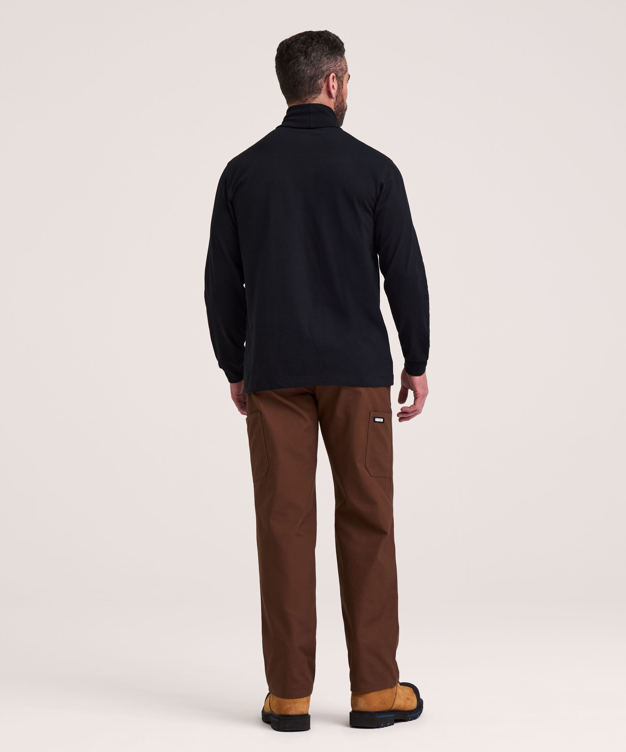 Aggressor Men's Straight Cut Ribbed Turtleneck