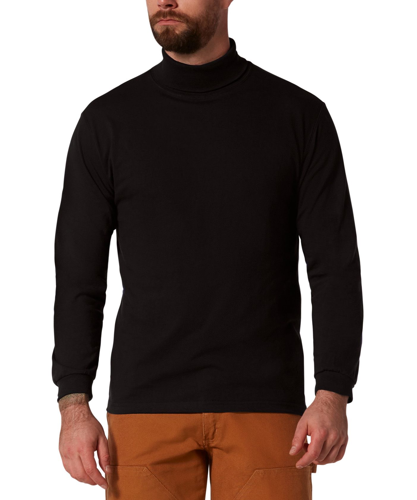 Aggressor Men's Straight Cut Ribbed Turtleneck