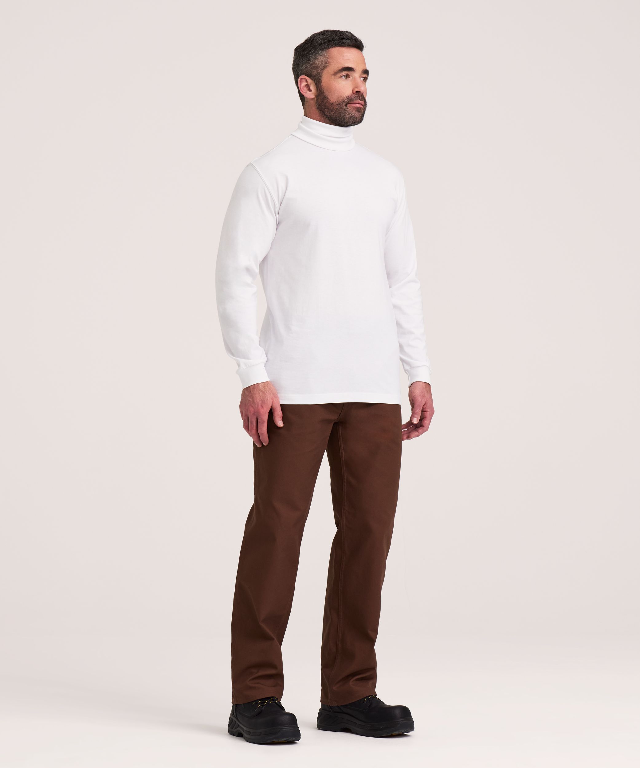 Aggressor Men's Straight Cut Ribbed Turtleneck