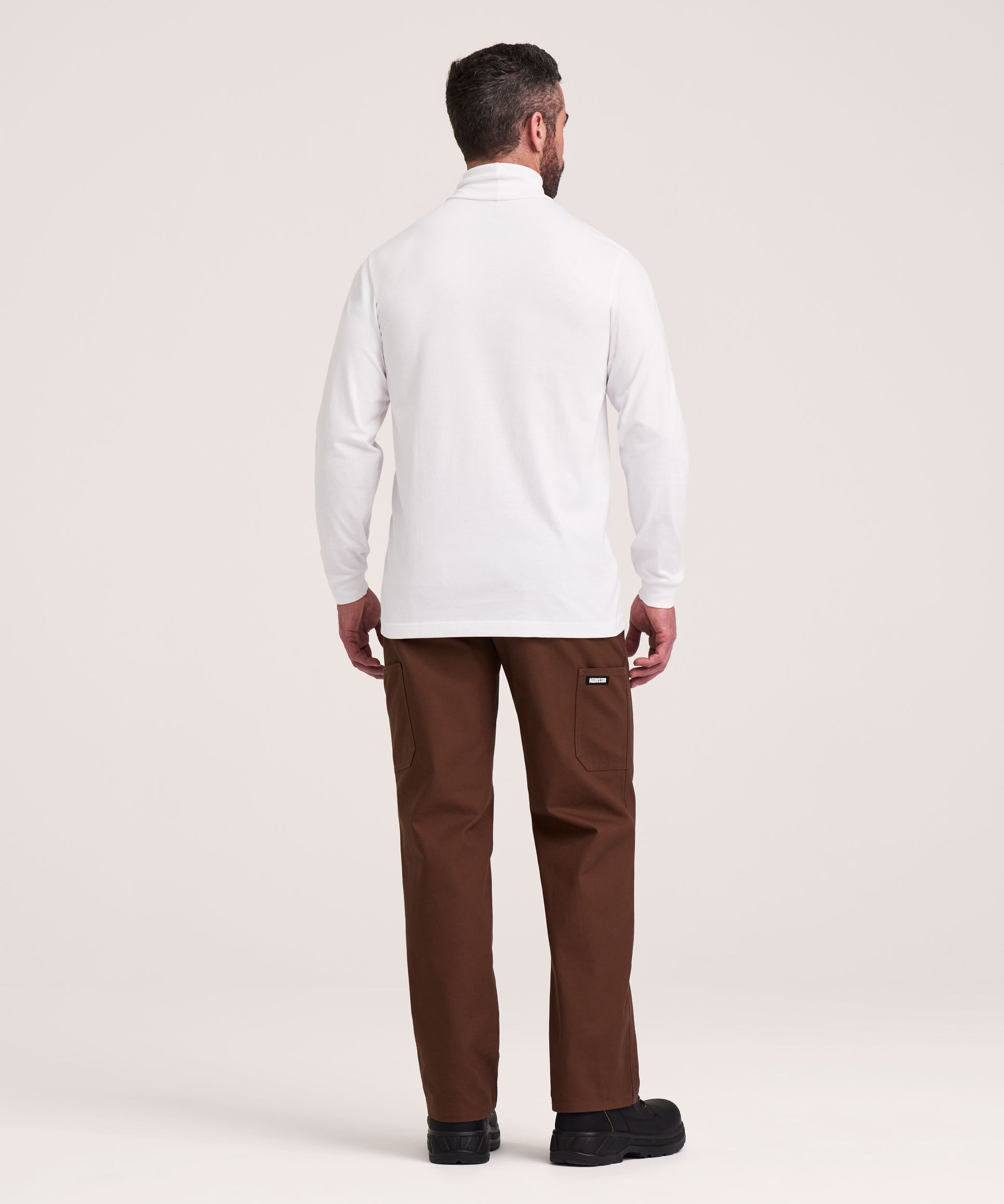 Aggressor Men's Straight Cut Ribbed Turtleneck
