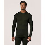 WindRiver 100 Merino Crew Neck Thermal Top Front_Flat