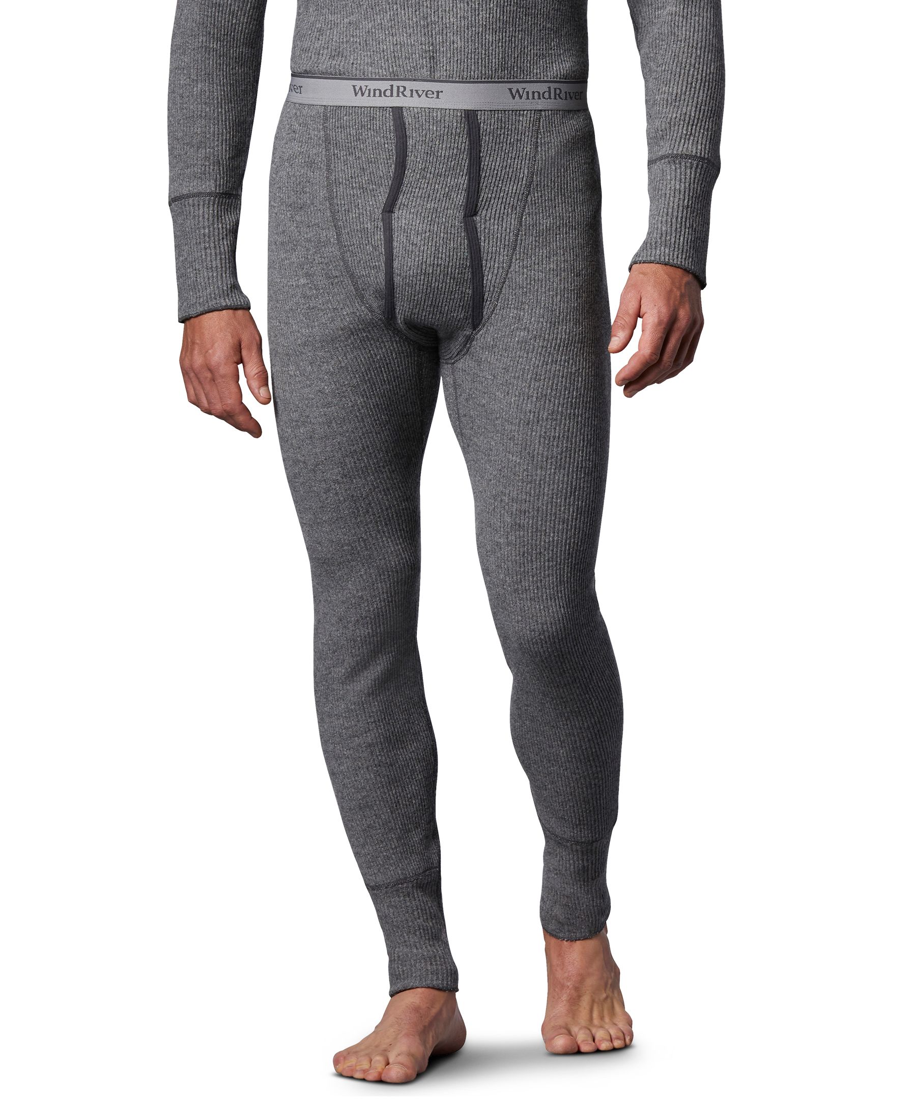 Pantalon WindRiver à gros tricot de laine côtelé pour hommes