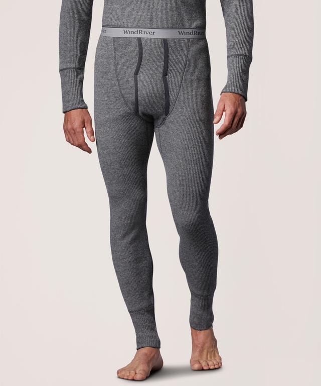 Pantalon WindRiver à gros tricot de laine côtelé pour hommes