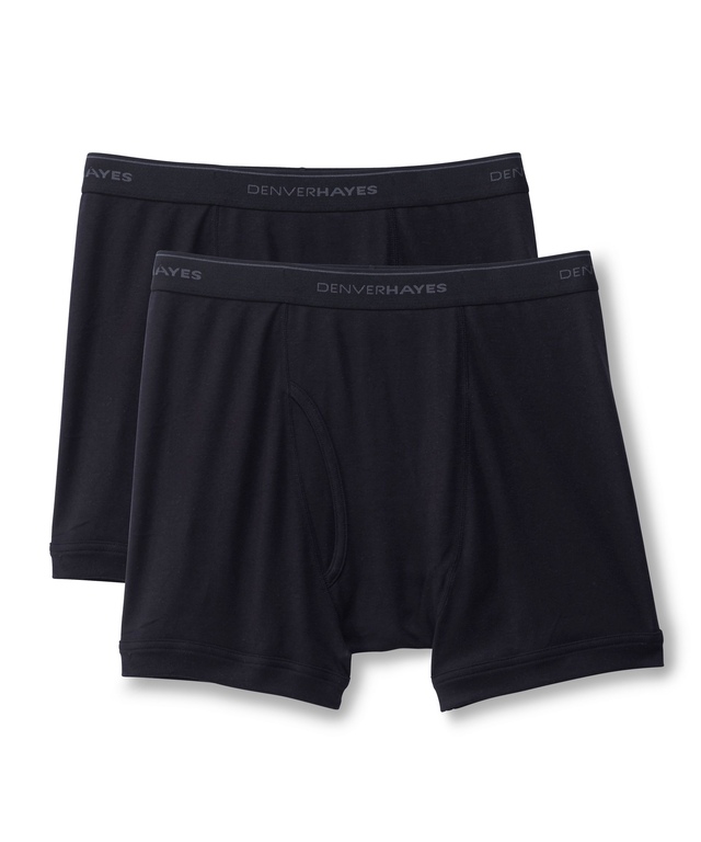 Denver Hayes Men's 2-Pack Underwear Classic Boxer Briefs