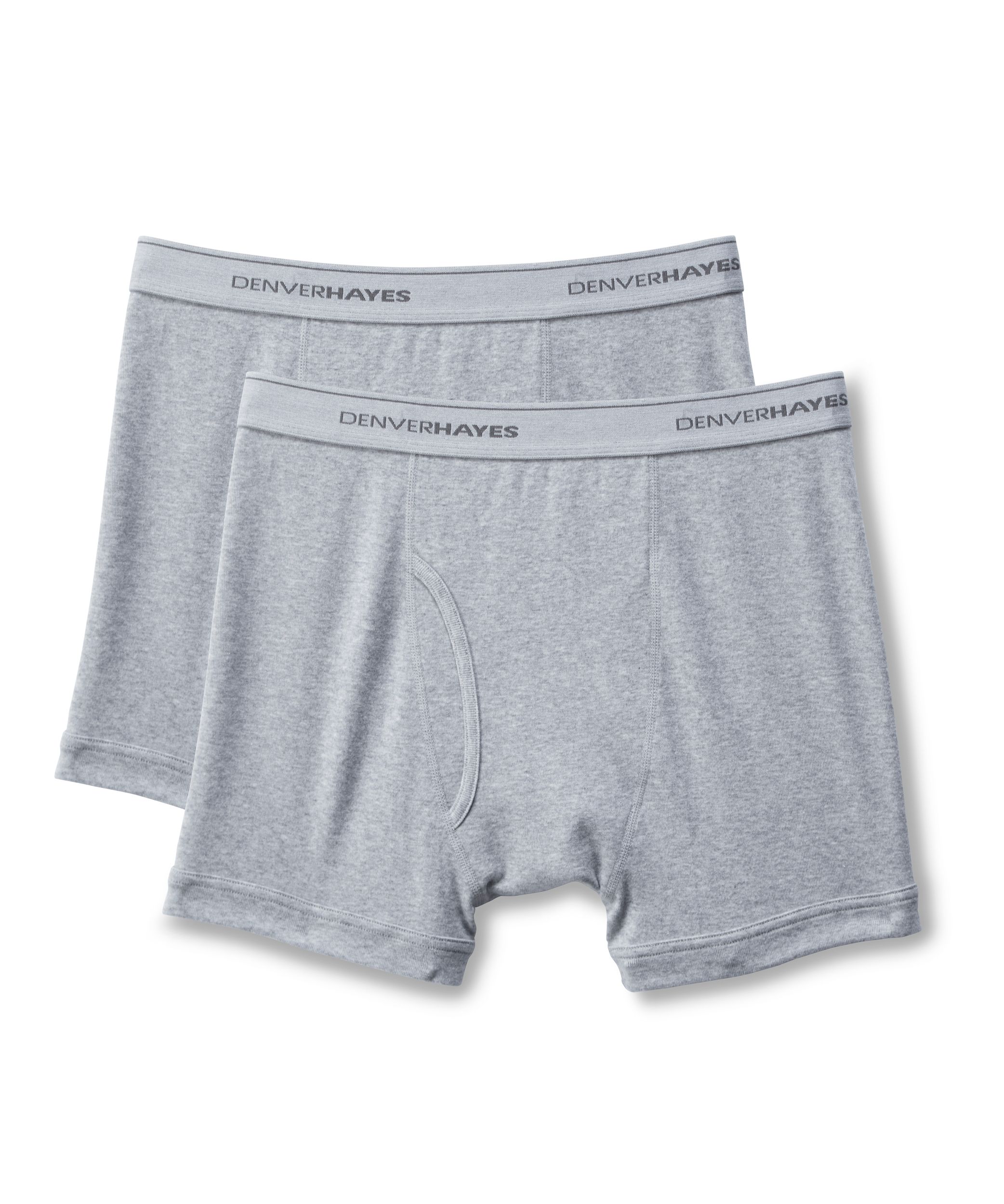 Denver Hayes Men's 2 Pack Classic Boxer Briefs