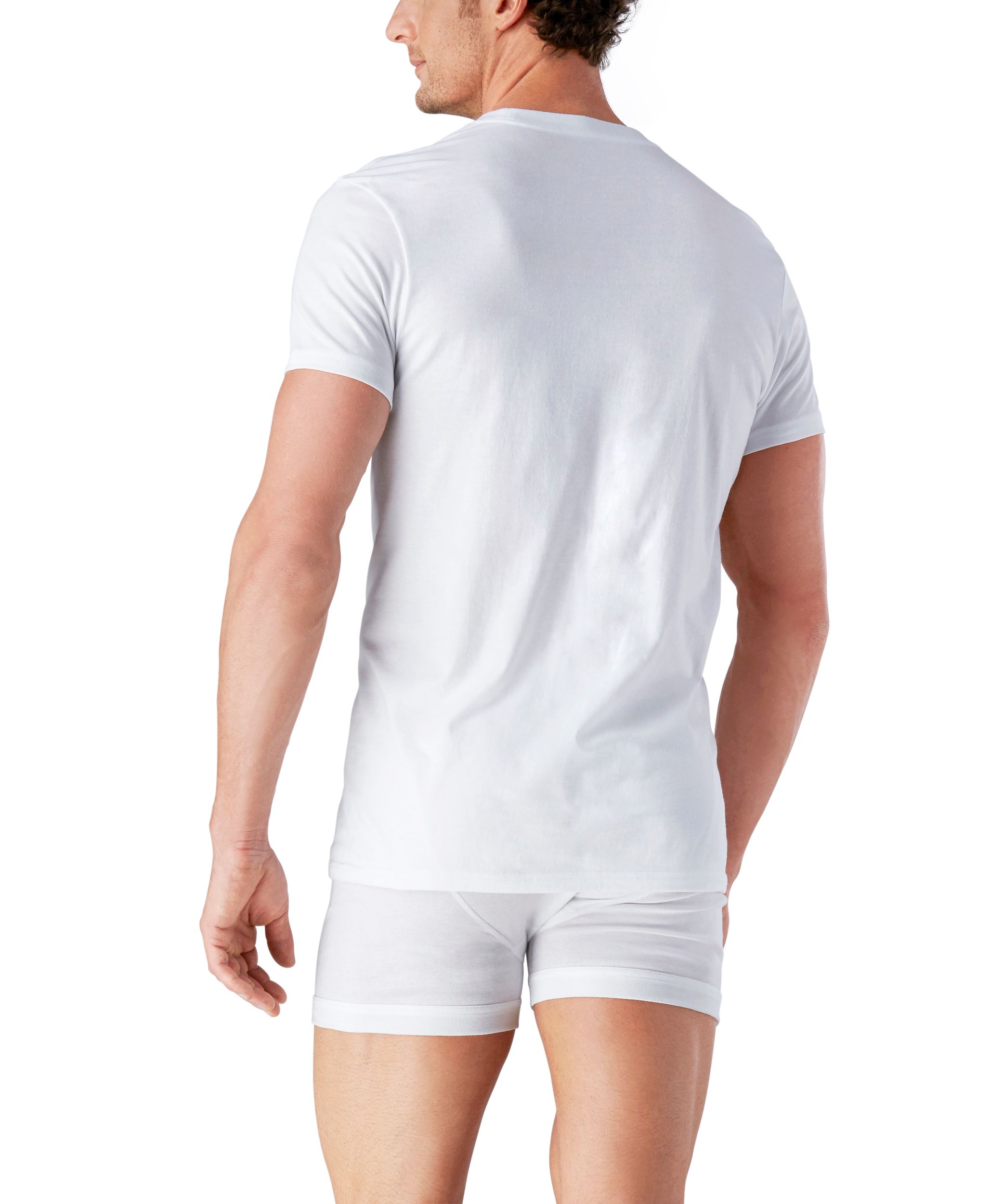 T-shirt classique Denver Hayes à encolure ras du cou pour hommes, paquet de 2