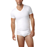 Denver Hayes Men's 2-Pack Classic V-Neck T-Shirt Front_Flat
