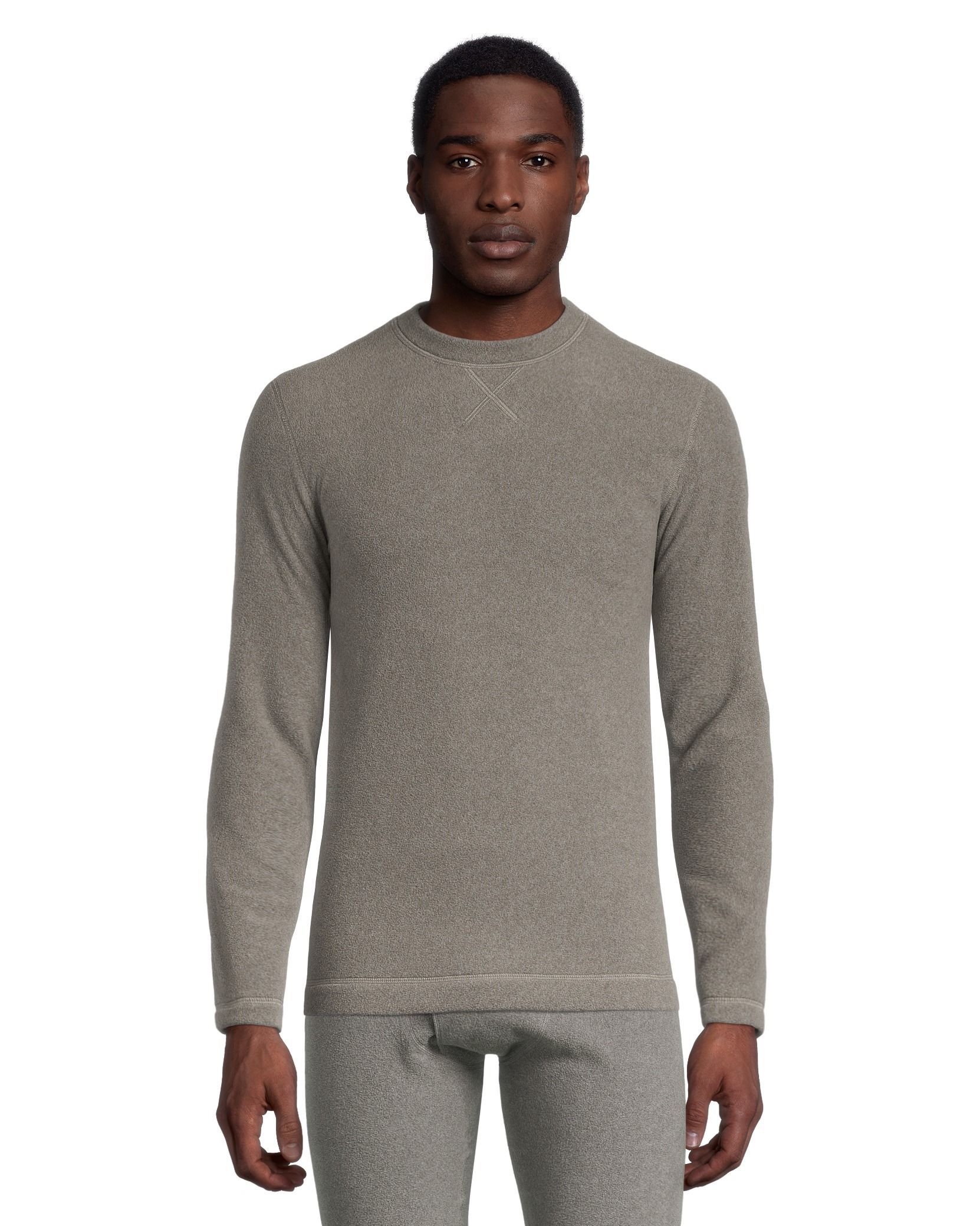 Wel-max Mens Wel-max Bioceramic T-Max Crew Neck Fleece Top