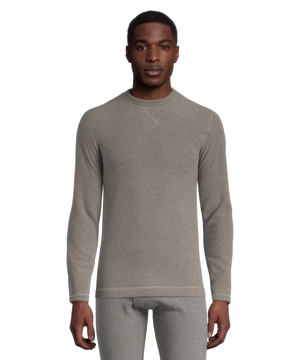 Wel-max Mens Wel-max Bioceramic T-Max Crew Neck Fleece Top