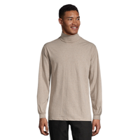 Col roulé Aggressor en tricot côtelé de coupe droite pour hommes Front_Flat
