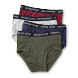 Denver Hayes Men's 4 Pack Classic Briefs Front_Flat