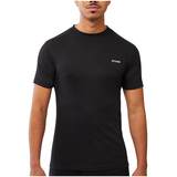 Kombi Haut à manche courte MÉLANGE MÉRINO pour homme - SEULEMENT EN LIGNE Front_Flat