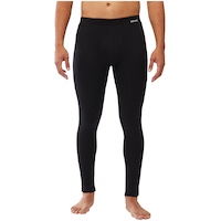 Pantalon couche de base en mélange de laine mérinos pour hommes, Kombi Front_Flat