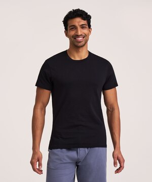 Gilet de corps à col ras du cou classique pour hommes, Waterfall, paquet de 2, Denver Hayes