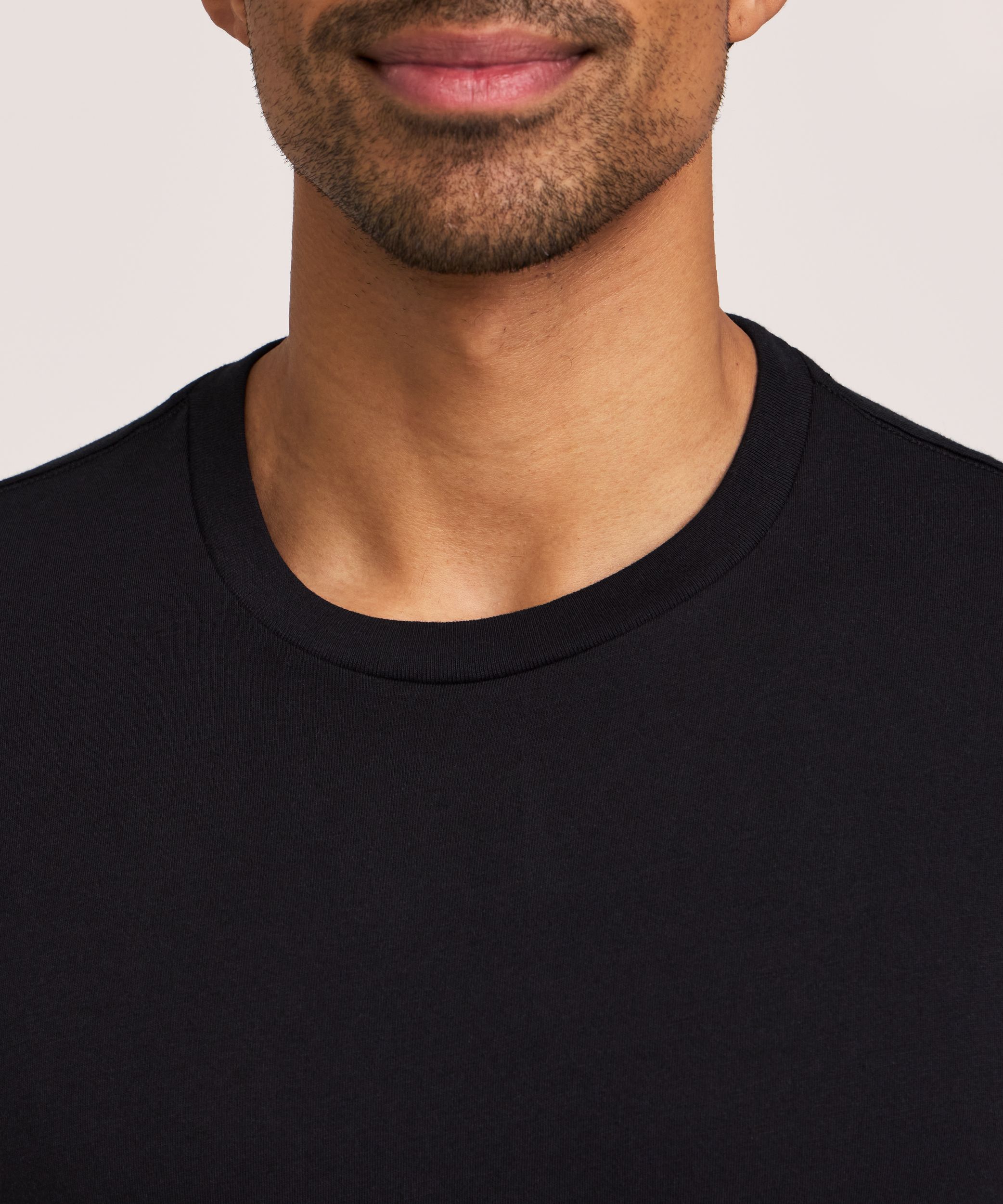 Denver Hayes Men's 2 Pack Classic Waterfall Crewneck Under T-Shirt