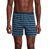 Denver Hayes Men's 2 Pack Yarn Dye Loose Fit Boxer Briefs Front_Flat