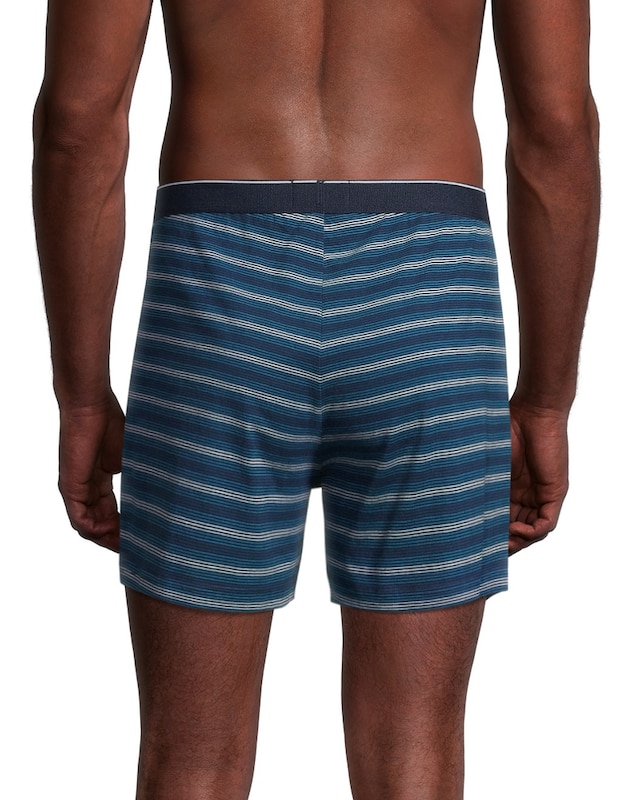 Denver Hayes Men's 2 Pack Yarn Dye Loose Fit Boxer Briefs Marks