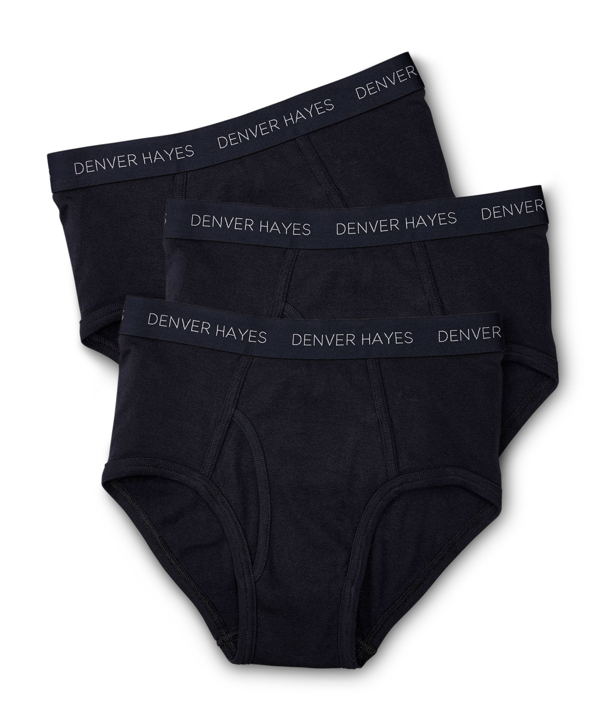 Denver Hayes Men's Classic 3 Pack Underwear Basic Briefs | Marks