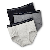 Denver Hayes Men's 3 Pack Classic Cotton Basic Briefs