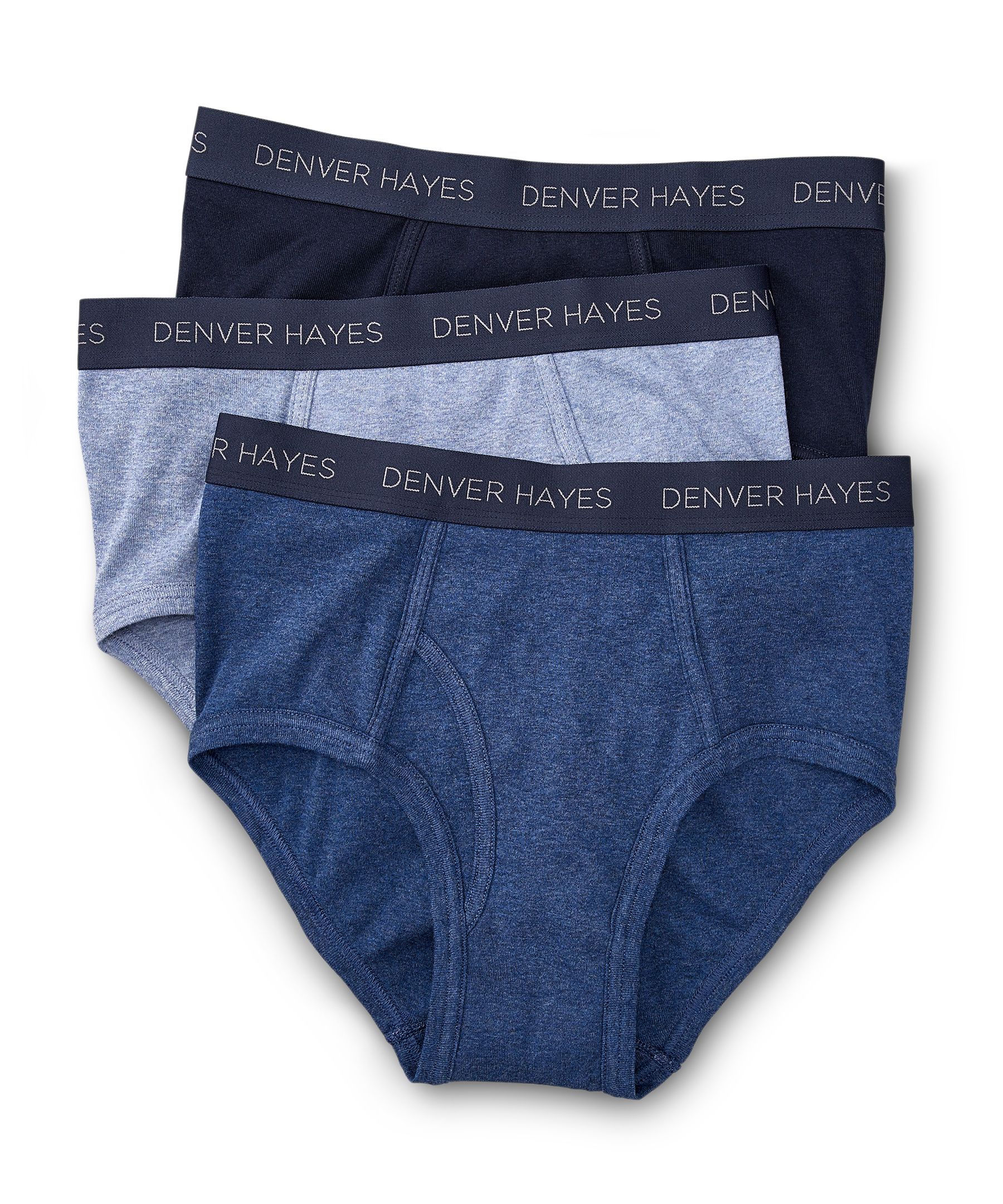Caleçon de base en coton classique pour hommes, Denver Hayes, paquet de 3
