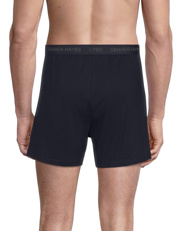 Denver Hayes Men's 3 Pack Underwear Loose Fit Classic Boxer Briefs Marks