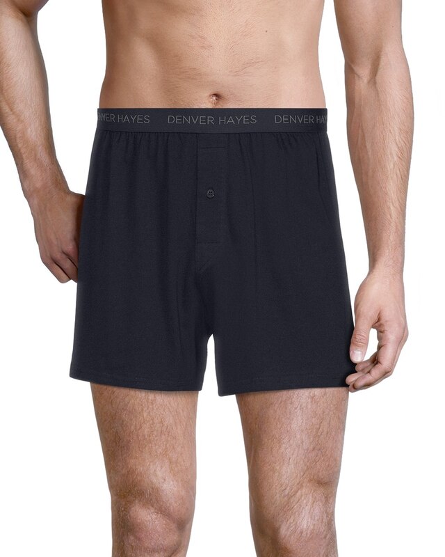 Denver Hayes Men's 3 Pack Underwear Loose Fit Classic Boxer Briefs Marks