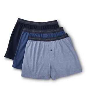 Caleçon boxeur classique Denver Hayes de coupe ample, pour hommes, paquet de 3