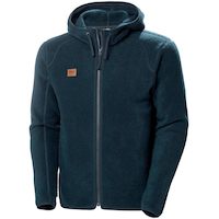 Helly Hansen Workwear Men's Heritage Pile Full Zip Midlayer Work Jacket Front_Angled_Left