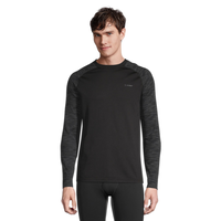 WindRiver Men's T-Max Crewneck Long Sleeve Thermal Camo Top Front_Flat