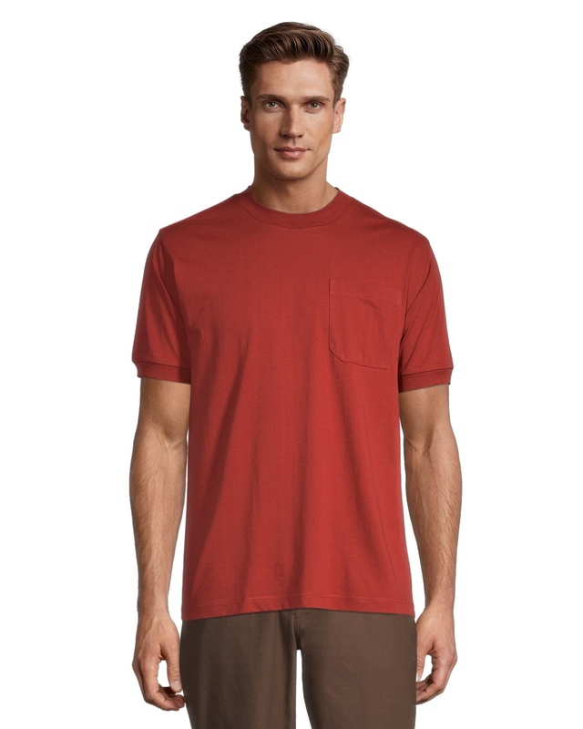 Chemise de travail Aggressor FreshTech de couleur unie à col ras du cou et à manches courtes, pour hommes