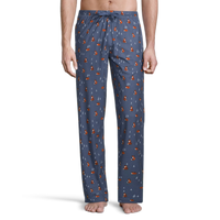 WindRiver Men's Heritage Fleece Print Lounge Pants Front_Flat