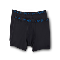 Denver Hayes Men's 2-Pack DriWear Boxer Briefs