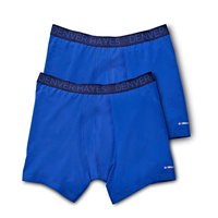Denver Hayes Men's 2-Pack DriWear Boxer Briefs