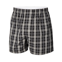 Denver Hayes Men's 3 Pack Classic Woven Boxer Underwear Front_Angled_Left
