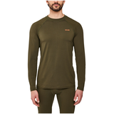 Kombi Men's Redheat Active Base Layer Crew Neck Top Front_Flat