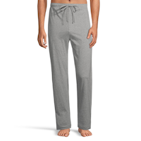 Denver Hayes Men's 2 Pack Elastic Drawstring Lounge Pants Front_Flat