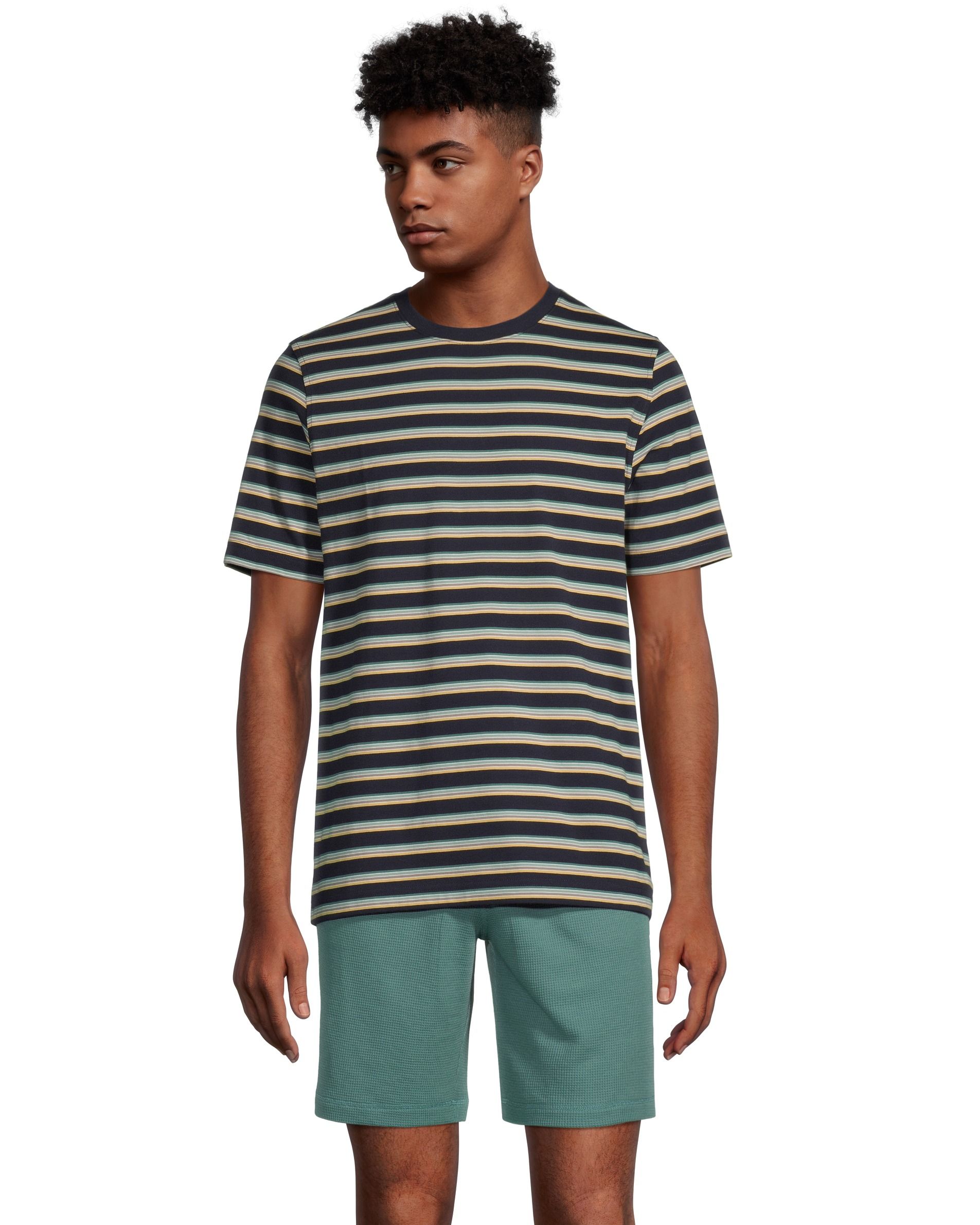 Ensemble deux pièces Denver Hayes t-shirt et short en point de brioche pour hommes