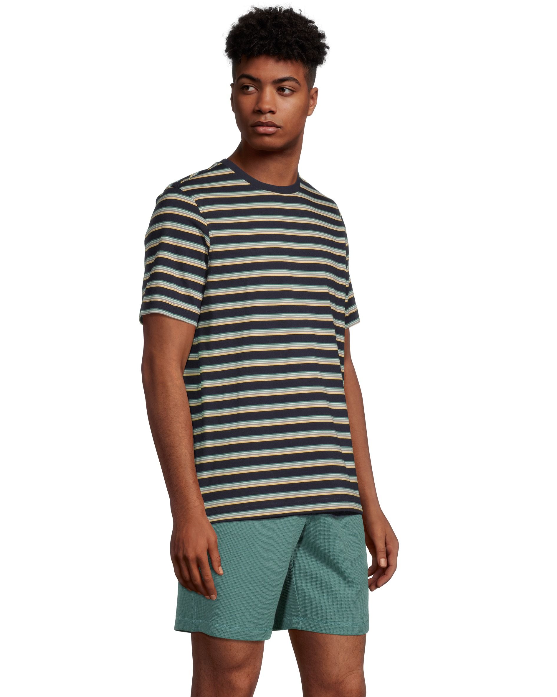 Ensemble deux pièces Denver Hayes t-shirt et short en point de brioche pour hommes