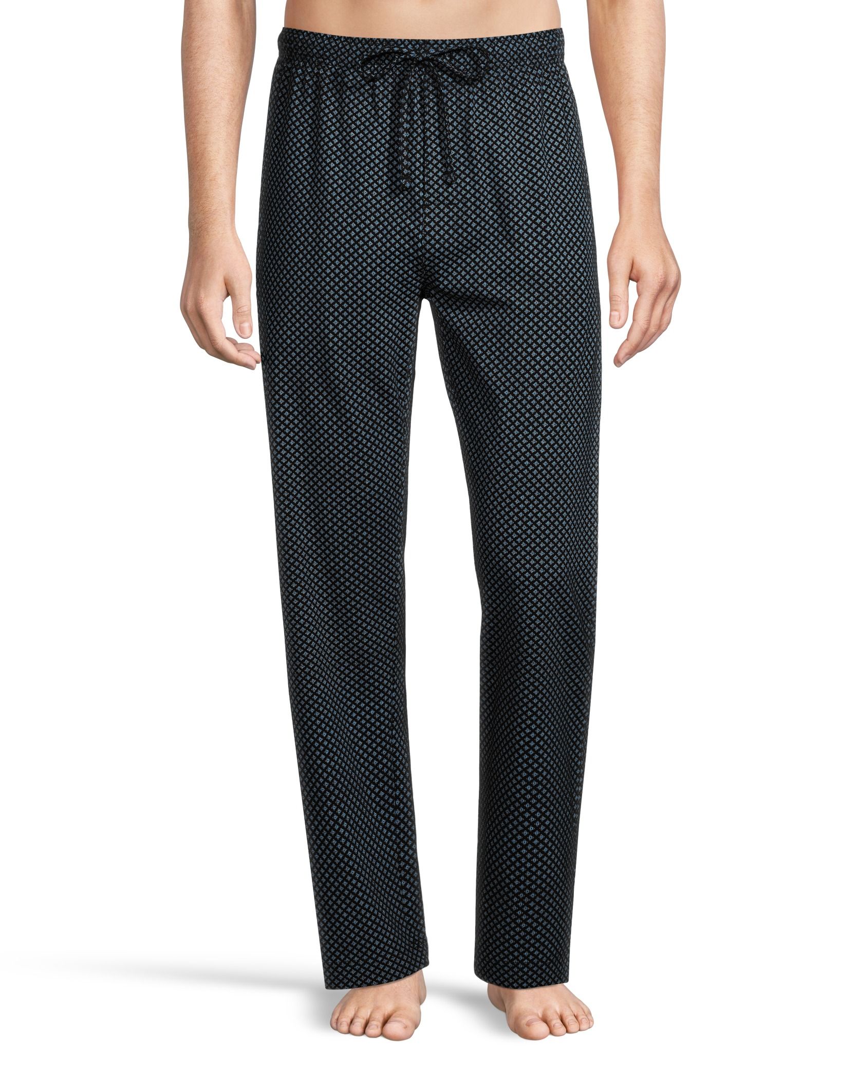 TEXTURED HIGH ELASTIC WAIST LOUNGE PANTS